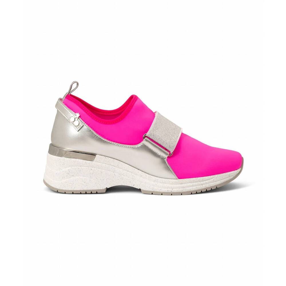 NEW FUNDAE women's sneaker loafers in bubblegum | bright pink